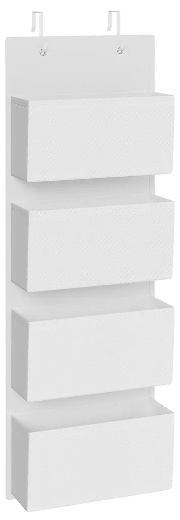 Organiseur suspendu 4 compartiments blanc nuage RDH004W01 - 33,5x100 cm