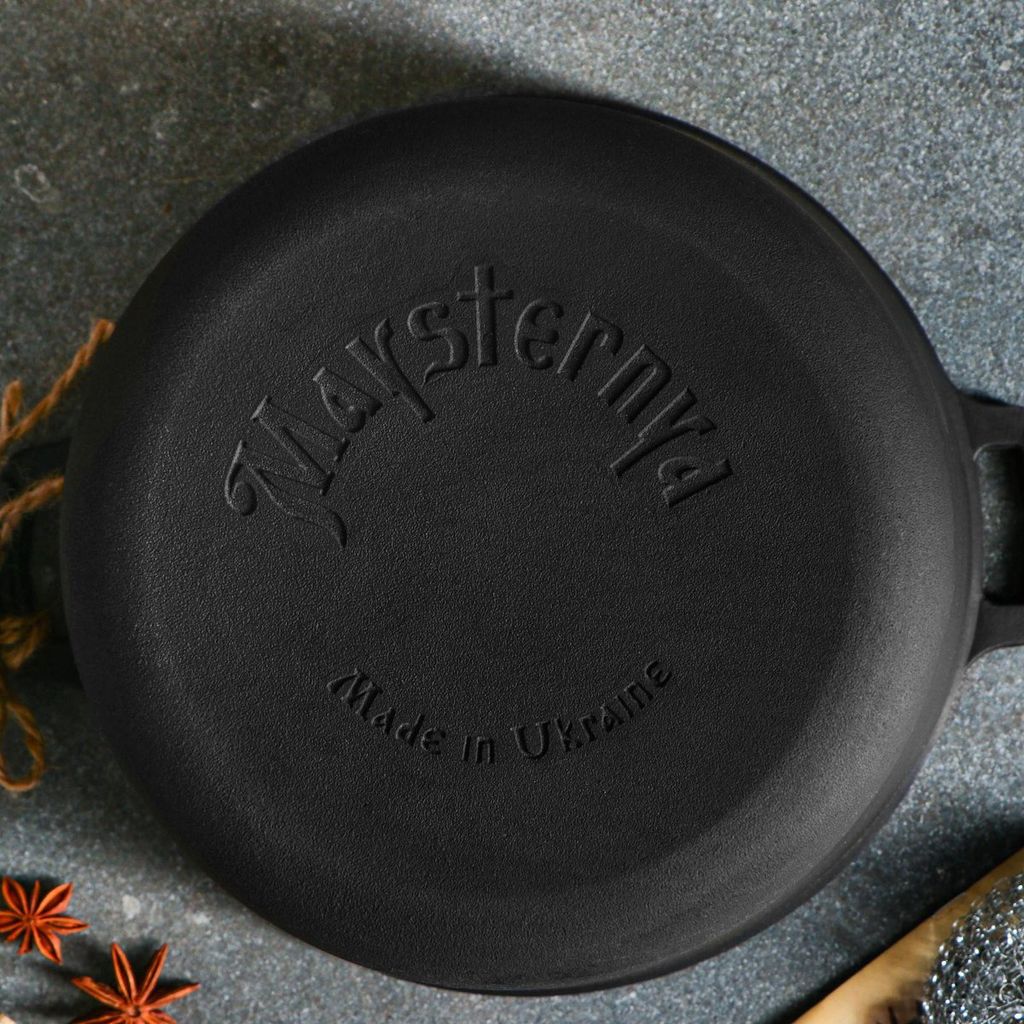 Cuisiland Forno Olandese In Ghisa 4,5 Litri – Pentola Paiolo Con Coperchio, Pre-stagionata, Per Cucina E Campeggio - 2