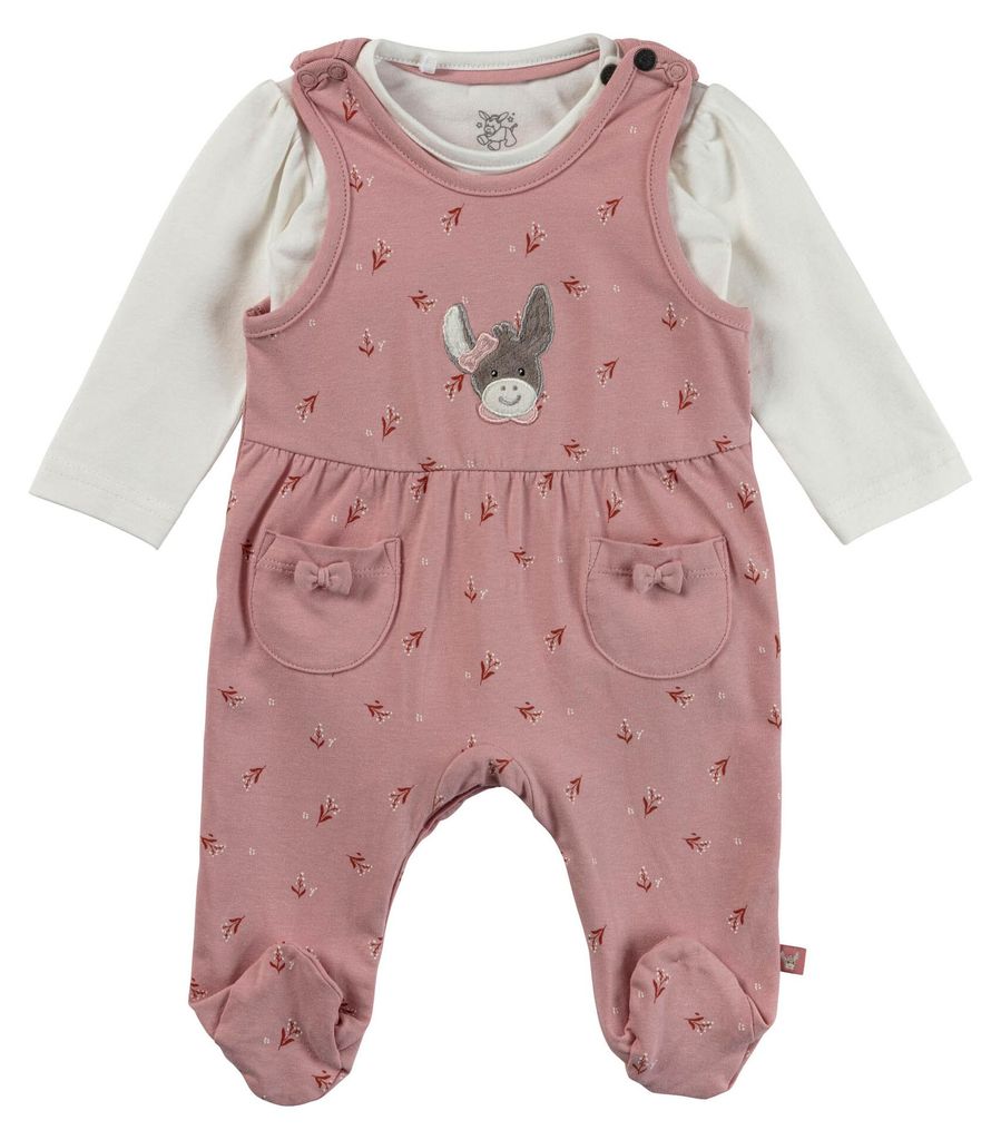 Sterntaler Strampler-Set Jersey Blümchen