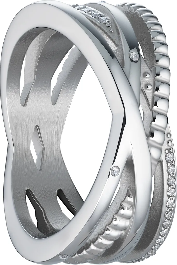 Bering 570-17-80 Bague Femmes Arctic Symphony Taille 57 Acier Inoxydable