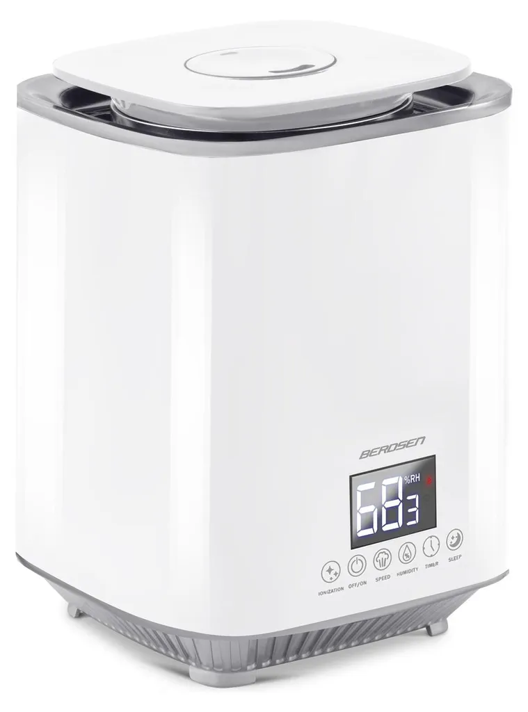 Umidificatore Berdsen BD-502 Bianco: Benessere Casa con Ionizzatore