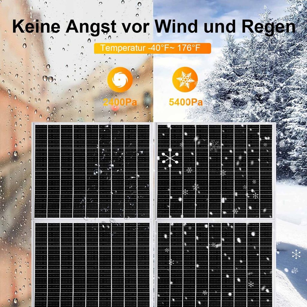 Solarpanel Kit 400W 18V Monokristallin mit 40A Ladegerät Produktbild 11