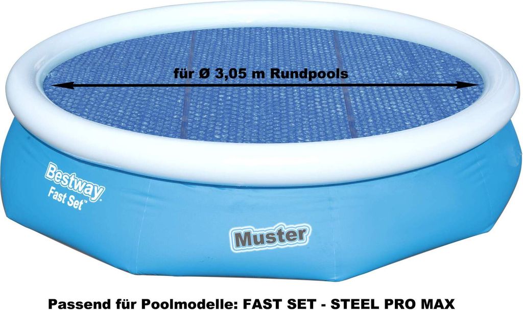 Bestway Solar-Poolabdeckung Flowclear 305 cm Produktbild 40