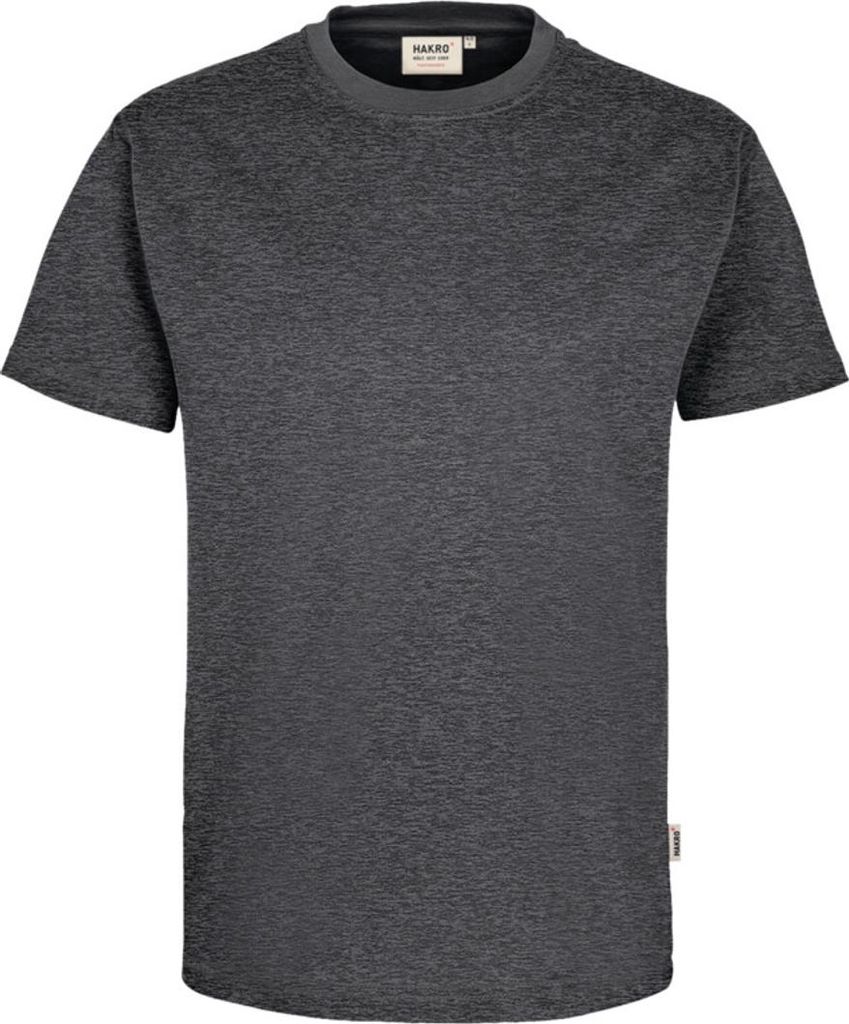 HAKRO T-Shirt Mikralinar Herren #281 Gr. XL anthrazit-meliert