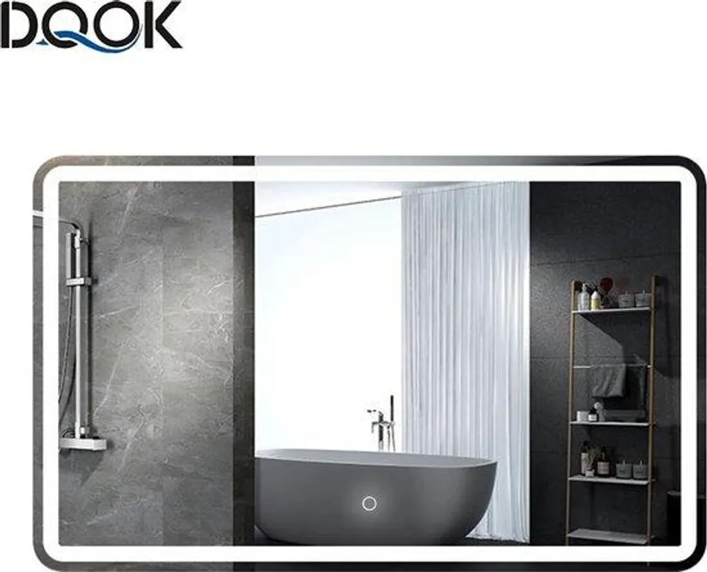 Miroir pour cabine de douche LED - Éclairage optimal salle de bain zen