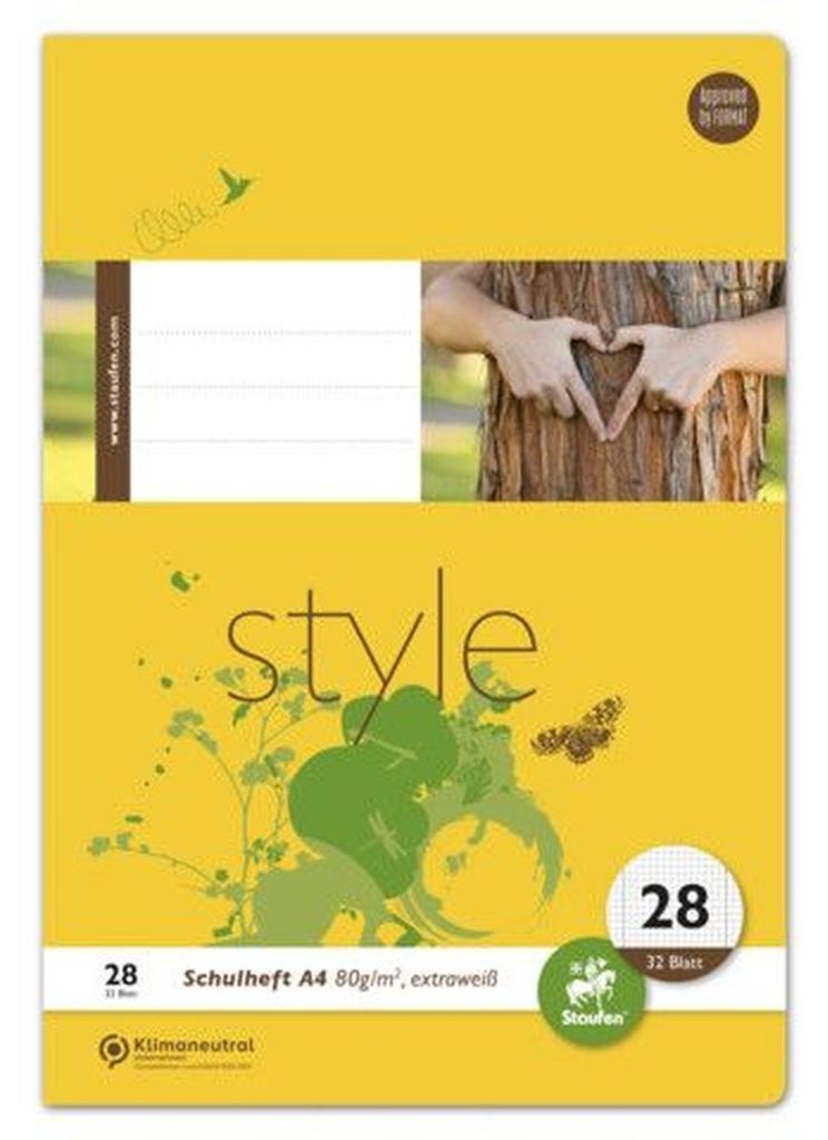 Staufen® style 040432028 Heft LIN28 - A4, 32 Blatt, 90 Immagine del prodotto 
