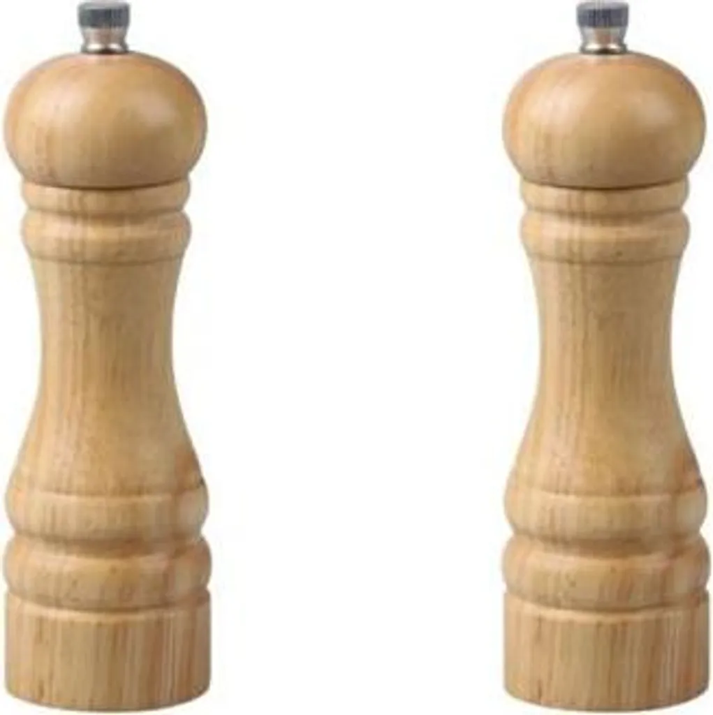 Offerta Set 2 Macinapepe Manuali Fackelmann Legno 18cm Professionali