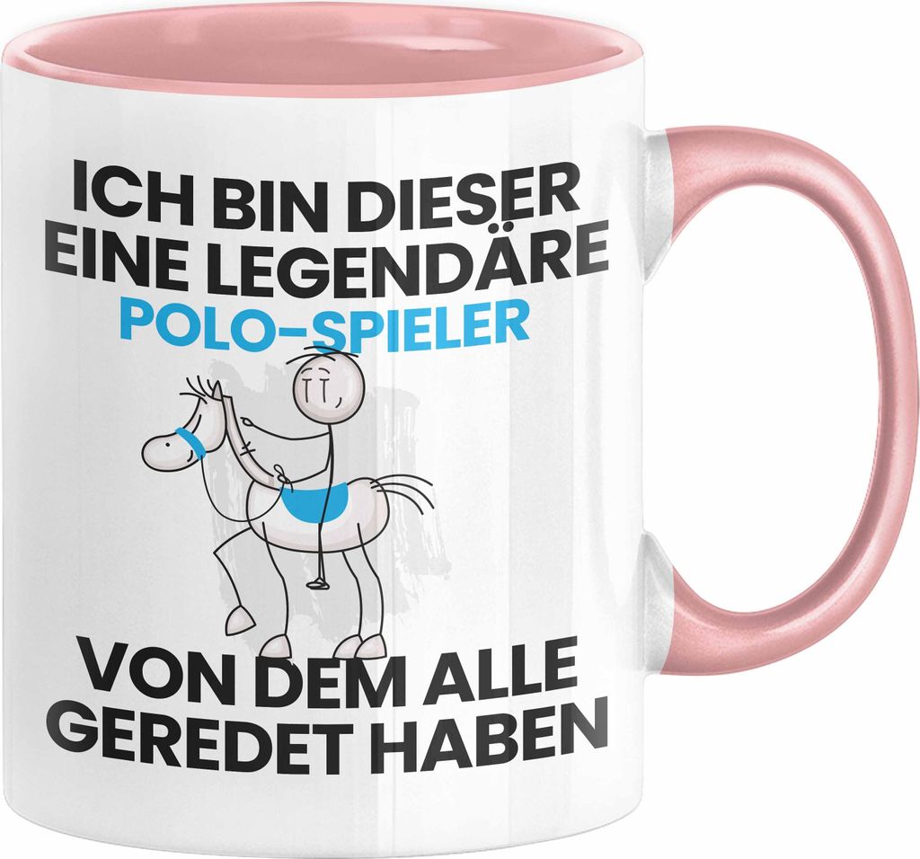 Polo-Spieler Geschenk Tasse Lustige Geschenkidee Geburtstag für Polo-Spieler Ich Bin Dieser Legendäre Polo-Spieler Von Dem Alle Geredet Haben Kaf...