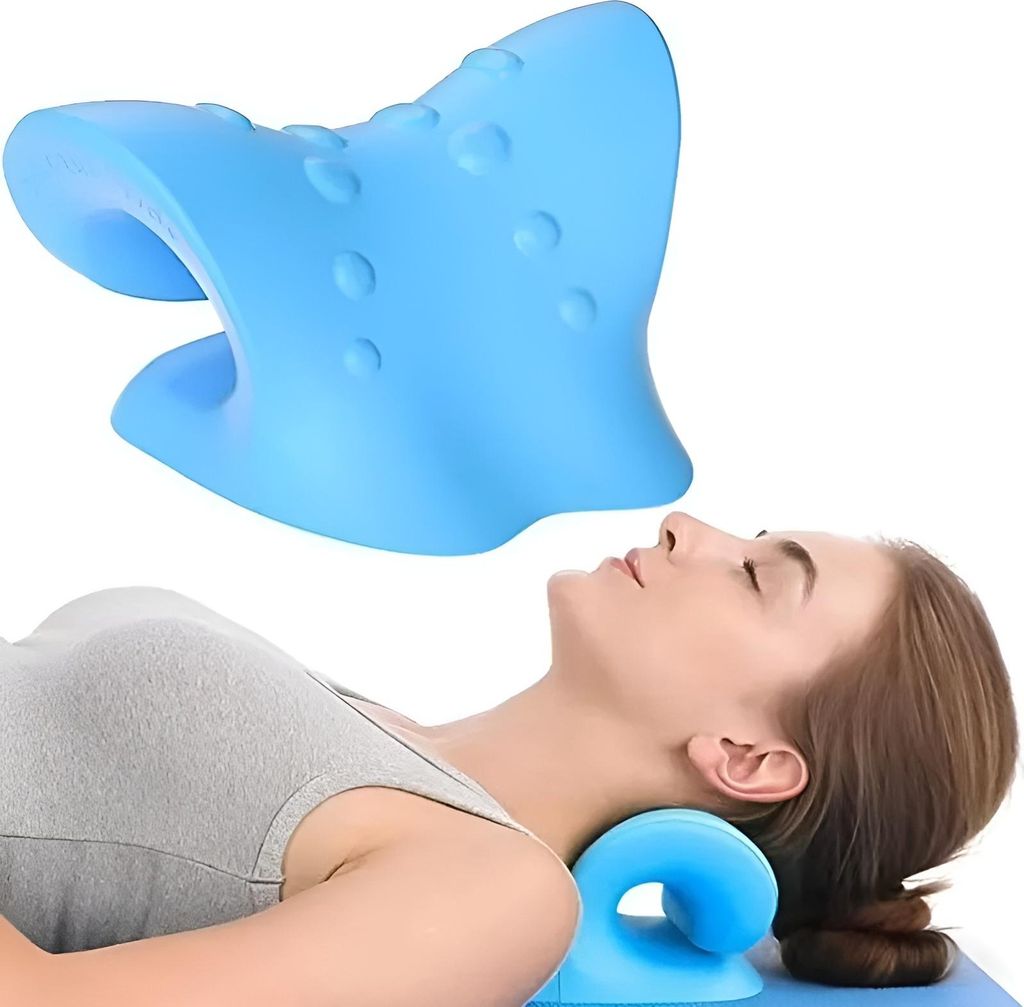 Nackenkissen Wirbelsäulenmassage Nackenentspanner Schmerzlinderung Massager