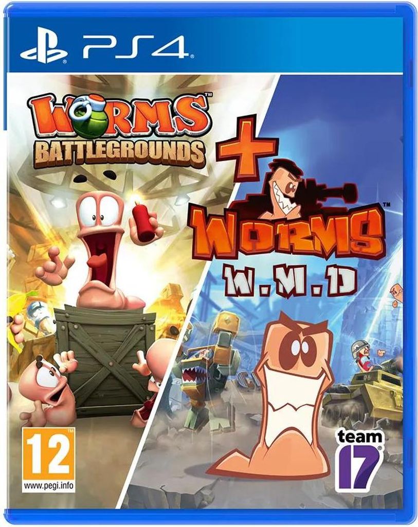 Team17 Worms Battlegrounds + Worms WMD Double Pack, Produktbild 