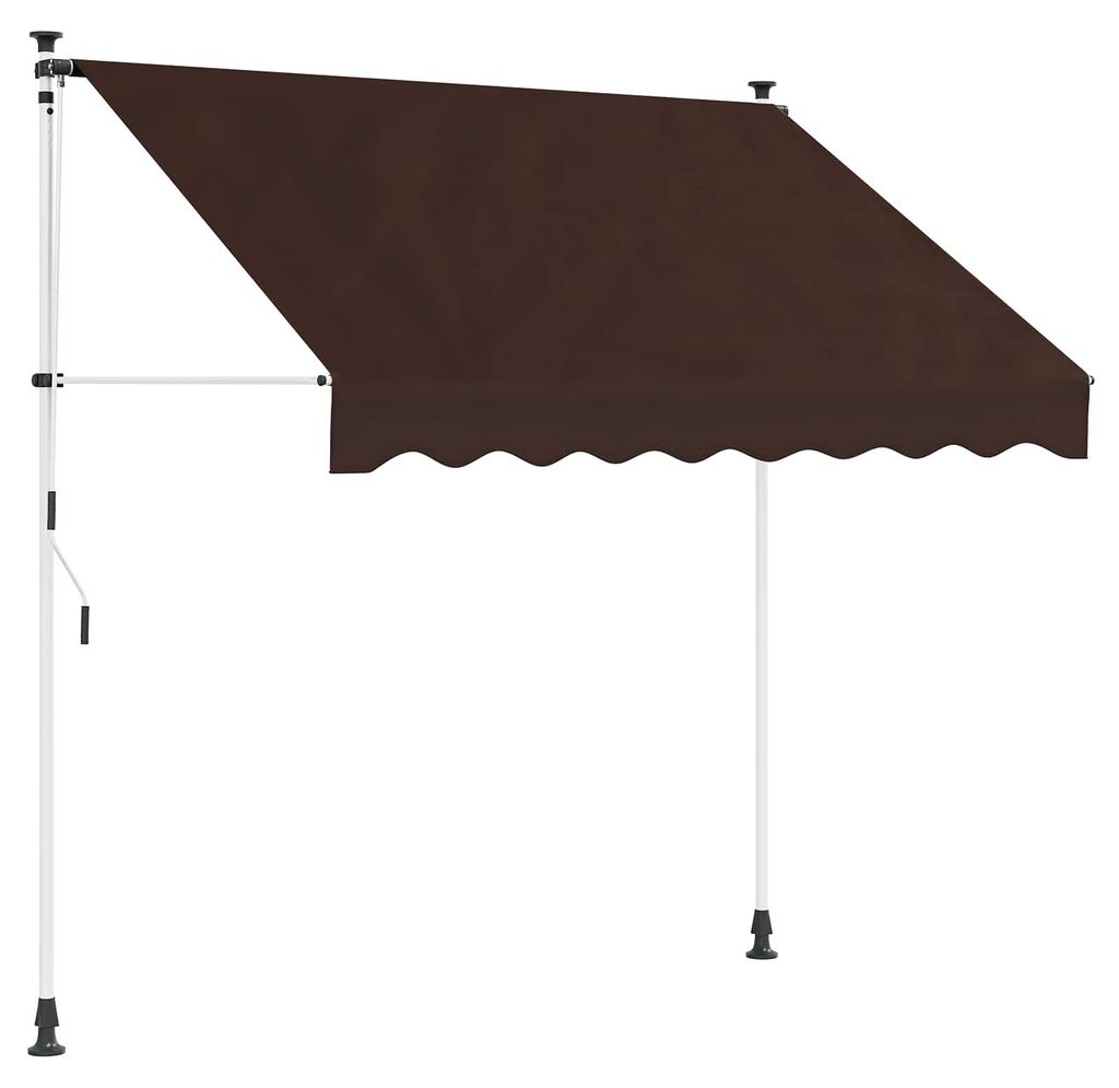 Maison Exclusive - Manuell einziehbare Markise Braun 100 cm