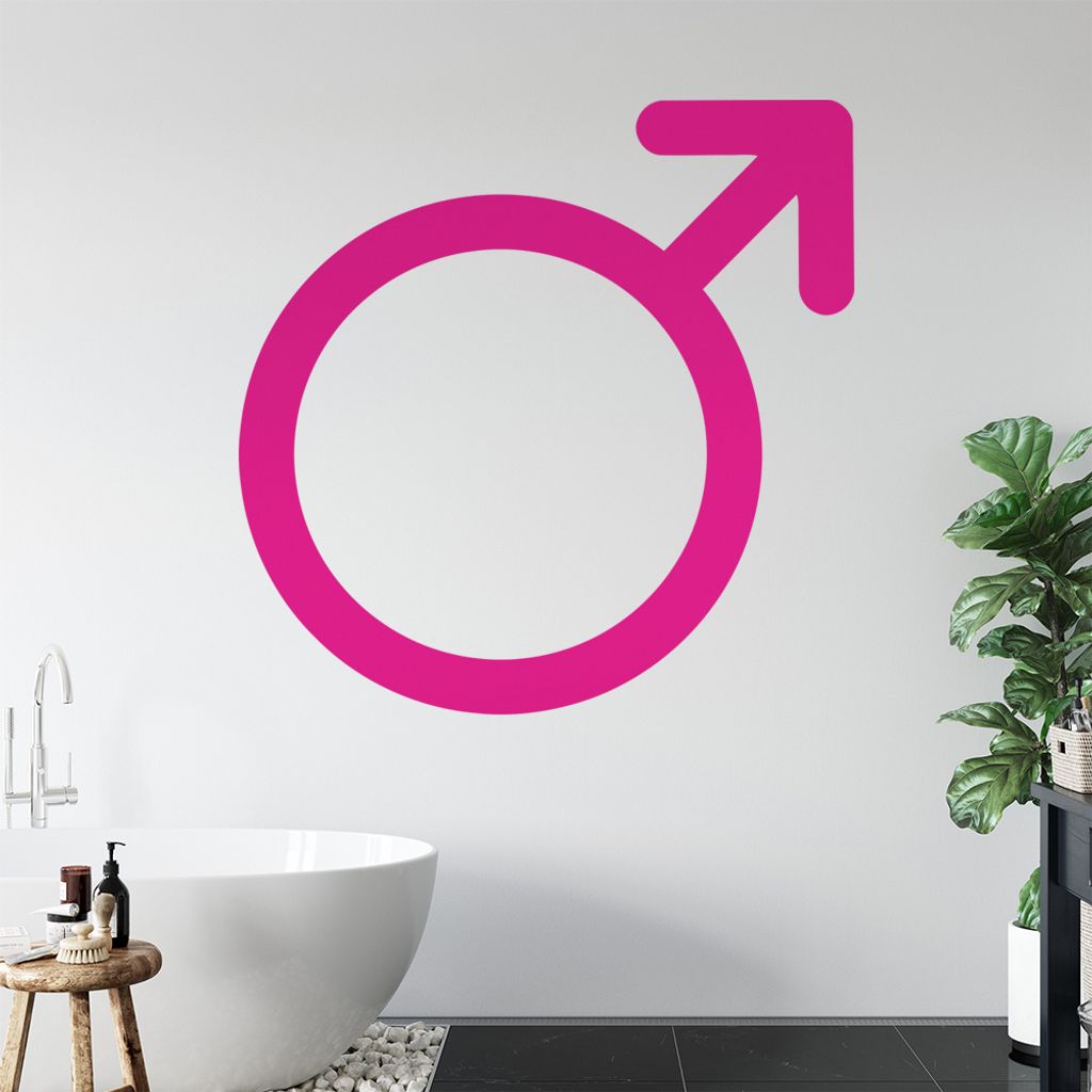 Männliches Geschlecht Wandtattoo Wandaufkleber Wall Sticker - Dekoration, Küche, Wohnzimmer, Schlafzimmer, Badezimmer