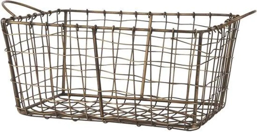 Support de rangement métallique d'angle 38 x 25 cm pour fil et bobines