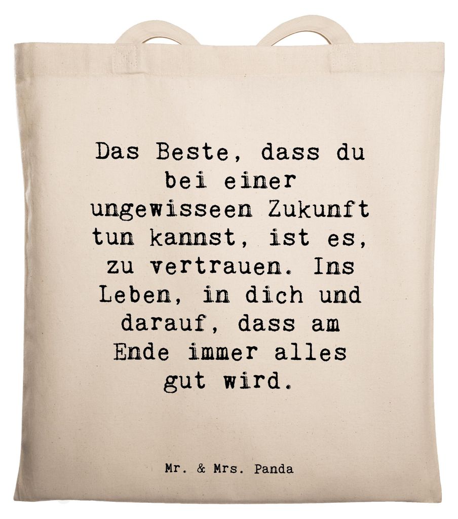 Mr. & Mrs. Panda Tote Bag Spruch Neuen Technologien begegnen - Transparent - Geschenk, Künstliche Intelligenz, Shopping Tasche, Jutebeutel, Virtue...