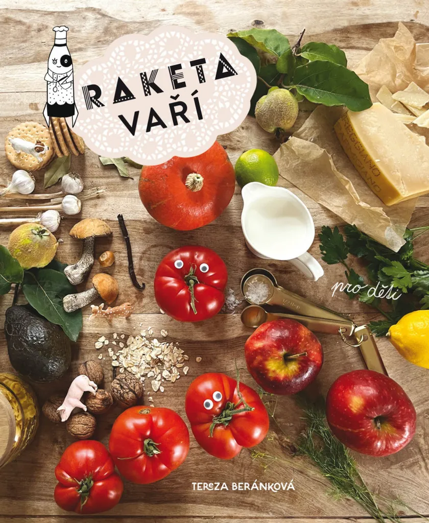 Livre de Recettes Illustré Raketa vaří de Tereza Beránková pour Enfant