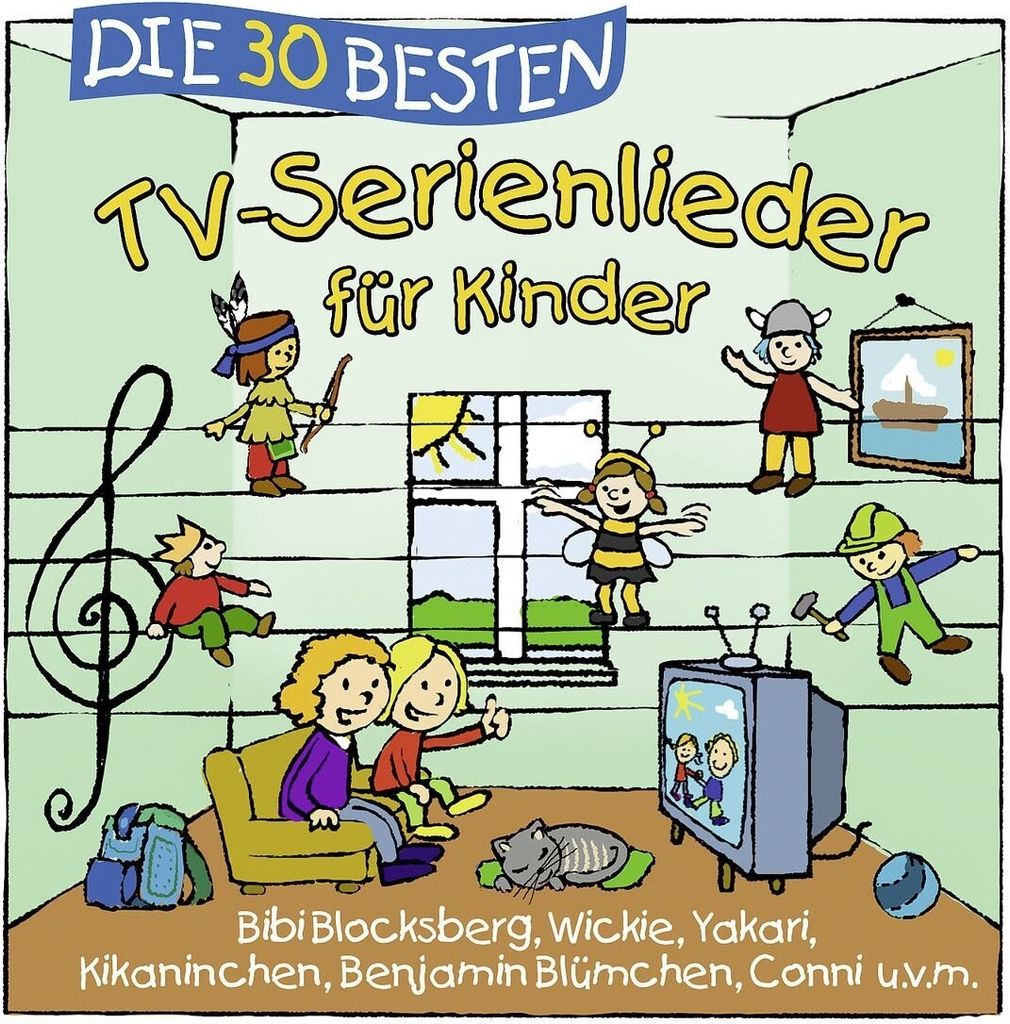 Die 30 besten TV-Serienlieder für Kinder