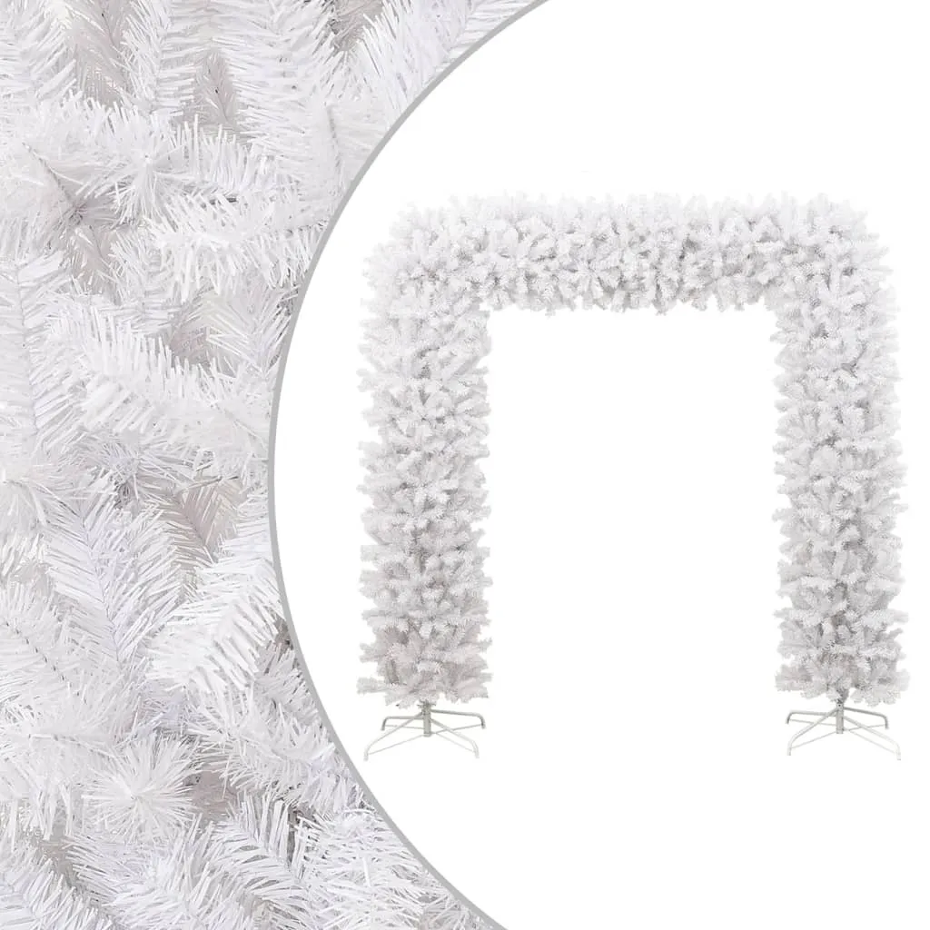 Guirlande de Noël blanche 240 cm vidaXL : décoration sans perte d'aiguille