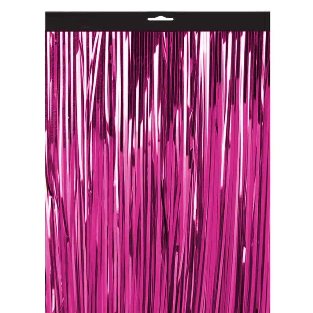 Lametta Vorhang 1 x 1 m, Pink Produktbild 