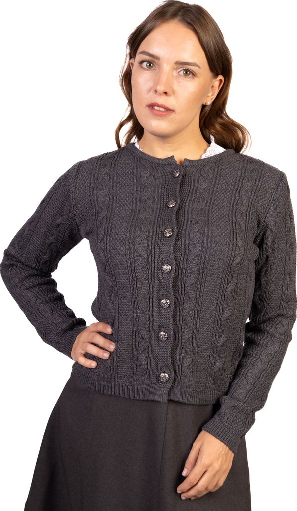 Trachtl Marie Jacke - Trachtenjacke Damen 38 Anthrazit