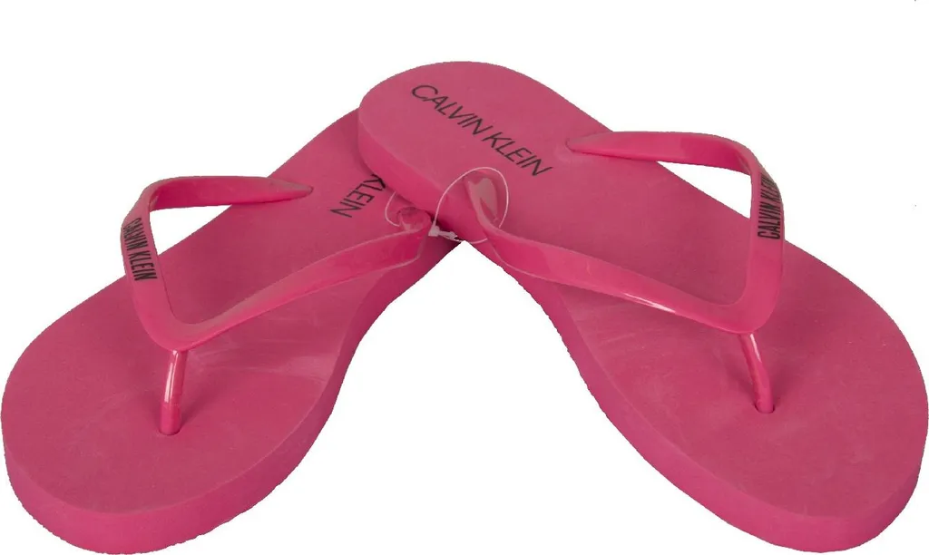 Tongs Antidérapantes Calvin Klein Femme 39/40 Gomme Souple ZW0ZW01414 CK
