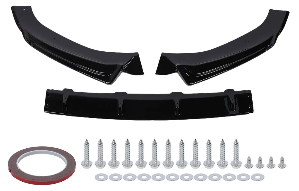 Pack Lames de Pare-chocs et Diffuseur Noir Brillant pour SQ5 FY S-Line