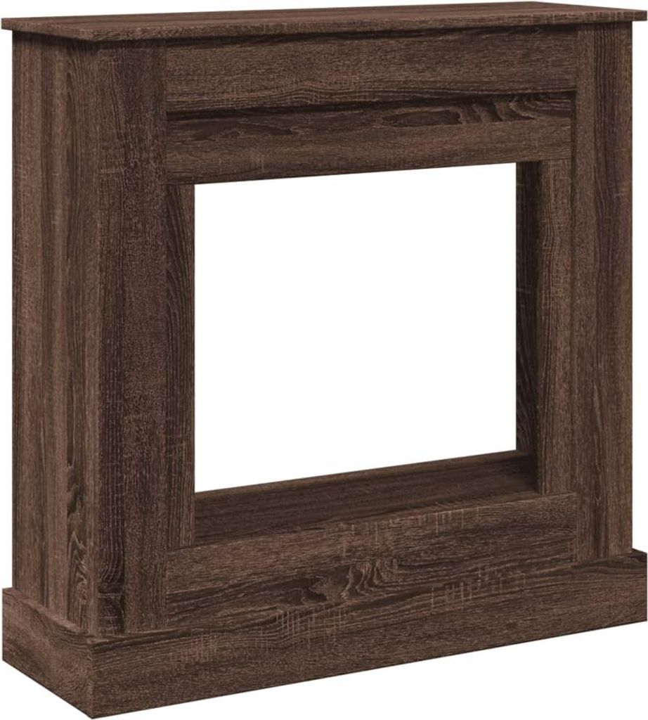 vidaXL Obudowa kominka brązowy dąb 90x30x90 cm materiał Zdjęcie produktu 