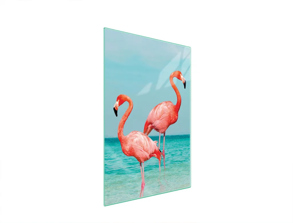 Copripiano in Vetro 35x52 Flamingo: Protezione Totale e Igiene