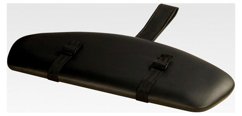 Luxus Armlehne für Massageliegen, gepolstert, schwarz