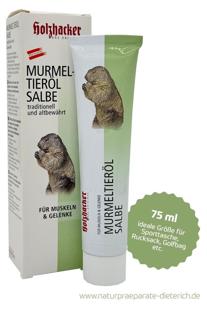 Masť s olejom z murmela 75 ml na upokojujúcu masáž Obrázok produktu 