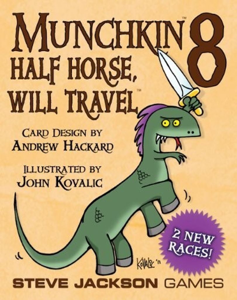 Munchkin 8: Half Horse, Will Travel - Kartenspiel Erweiterung - ENG Edition