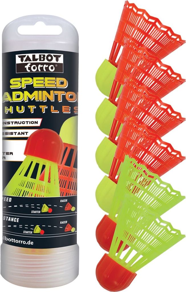 TALBOT/TORRO Speedbadminton Shuttles (6 Stück) KEINE FARBE Produktbild 