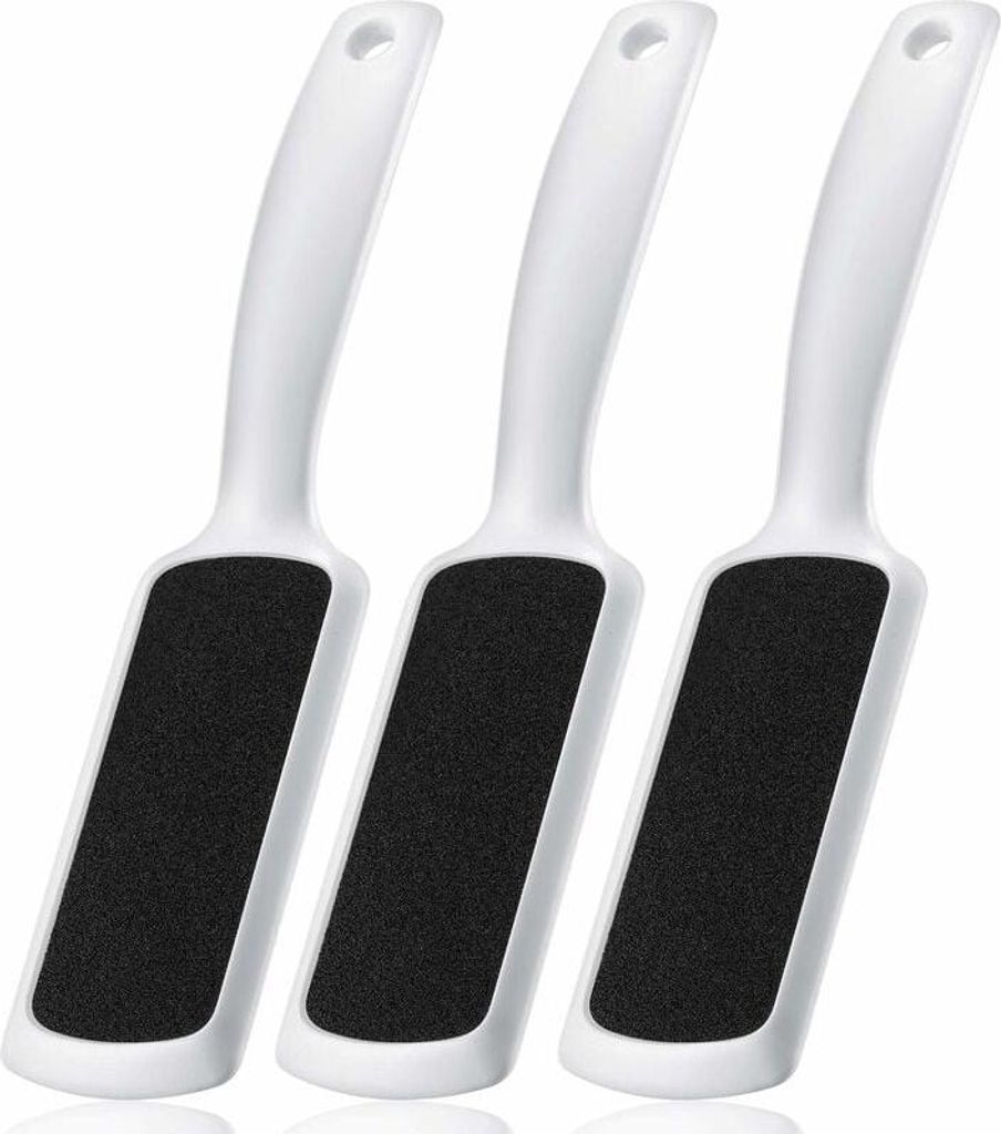 Stück doppelseitige Fußfeile, Fußraspelfeile, Entferner für harte, abgestorbene Haut, Fußschrubber, Fußpflege für nasse und trockene, rissig...