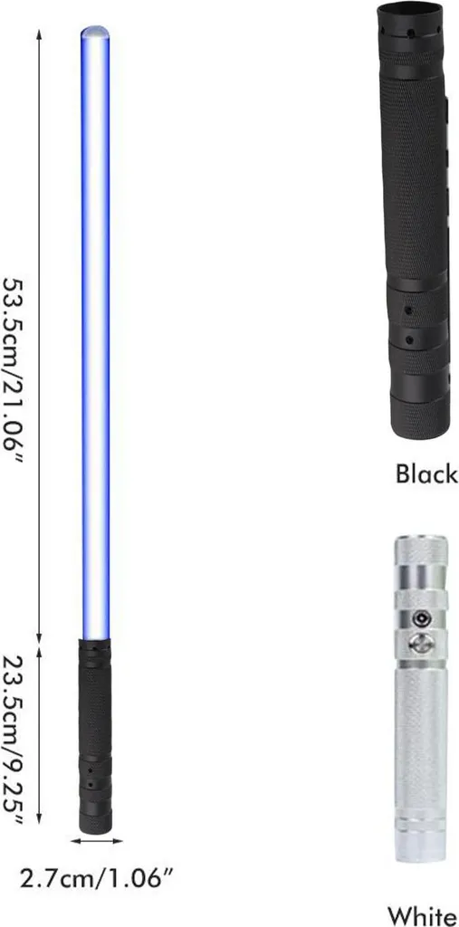 Sabre de cosplay télescopique avec son pour déguisement de fête