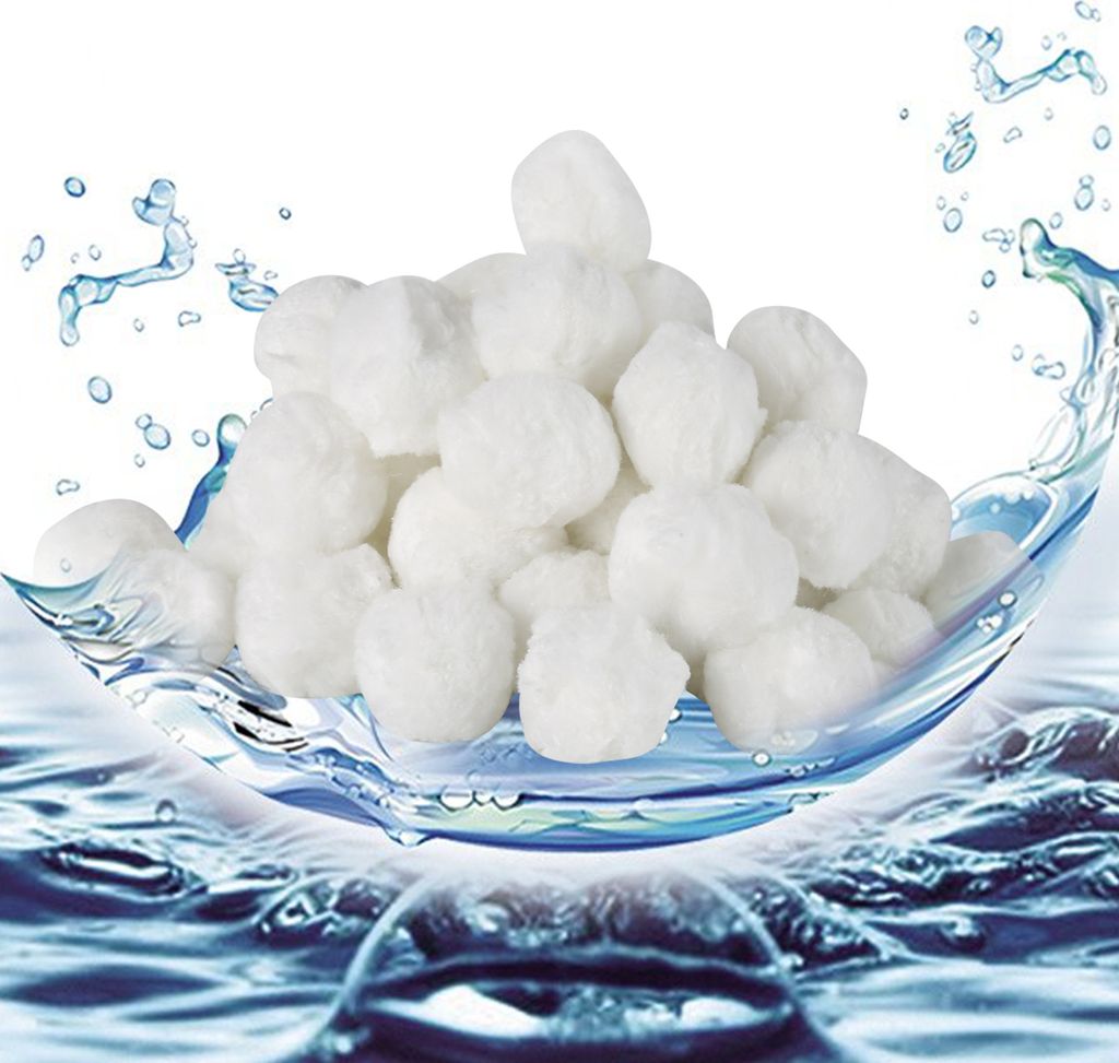 Bettizia Filter Balls 700g weiß, Filterbälle für Pool, Schwimmbad, Filterpumpe, Aquarium Sandfilter, ersetzen 25 kg Filtersand
