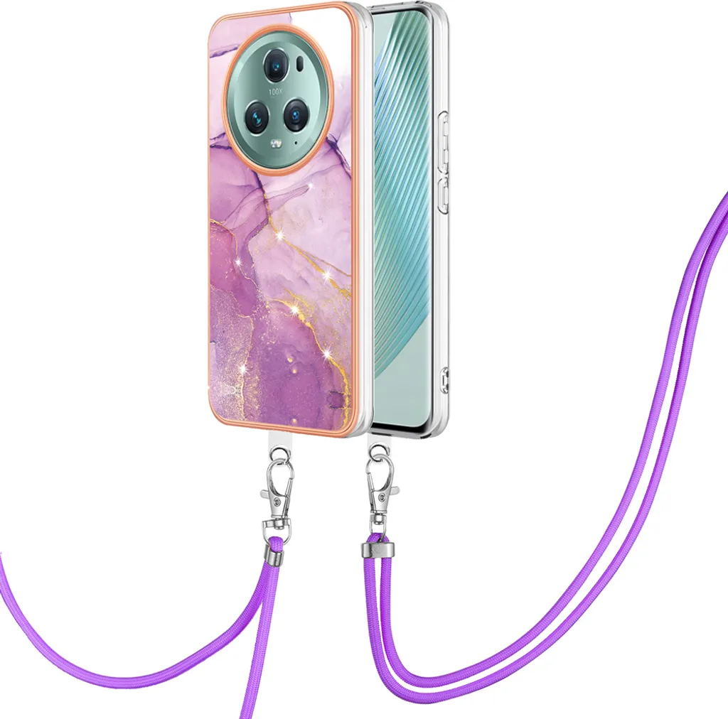 Custodia Honor Magic 5 Pro Rosa Chic con Laccio - Accessorio Fashion