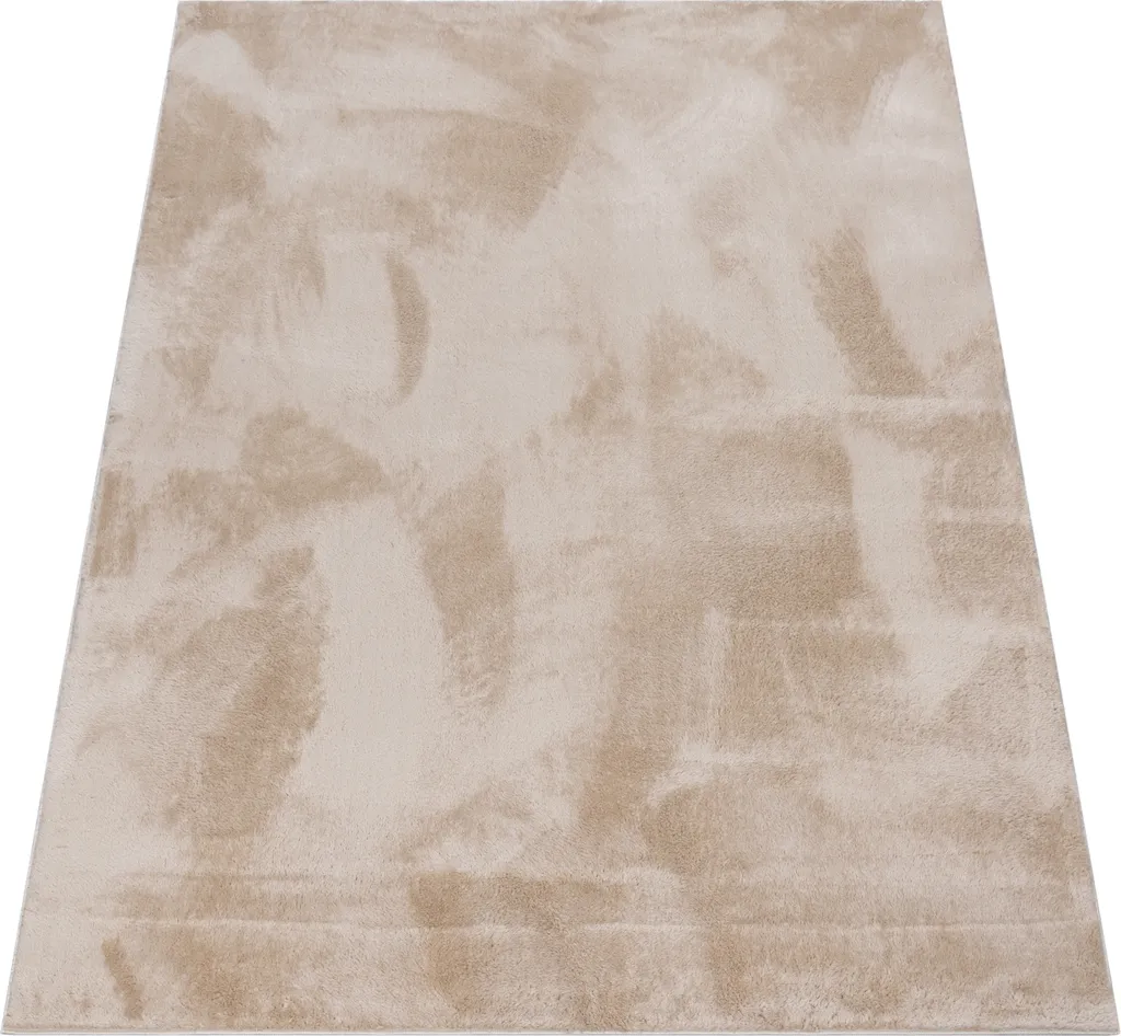 Tapis de salon moderne uni 140x200 cm - Revêtement doux et lavable
