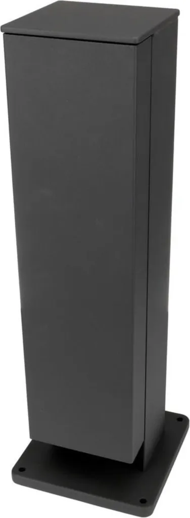 Colonne Électrique Extérieure Puka Mana 140 Gris Foncé à Double Prise
