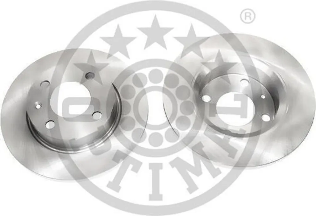 OPTIMAL BS-4250C Jeu de 2 Disques de Frein Avant pour VW Caddy II 9U7