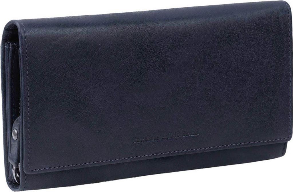 The Chesterfield Brand Leder Geldbörse Hampton Billfold Wide Navy blau