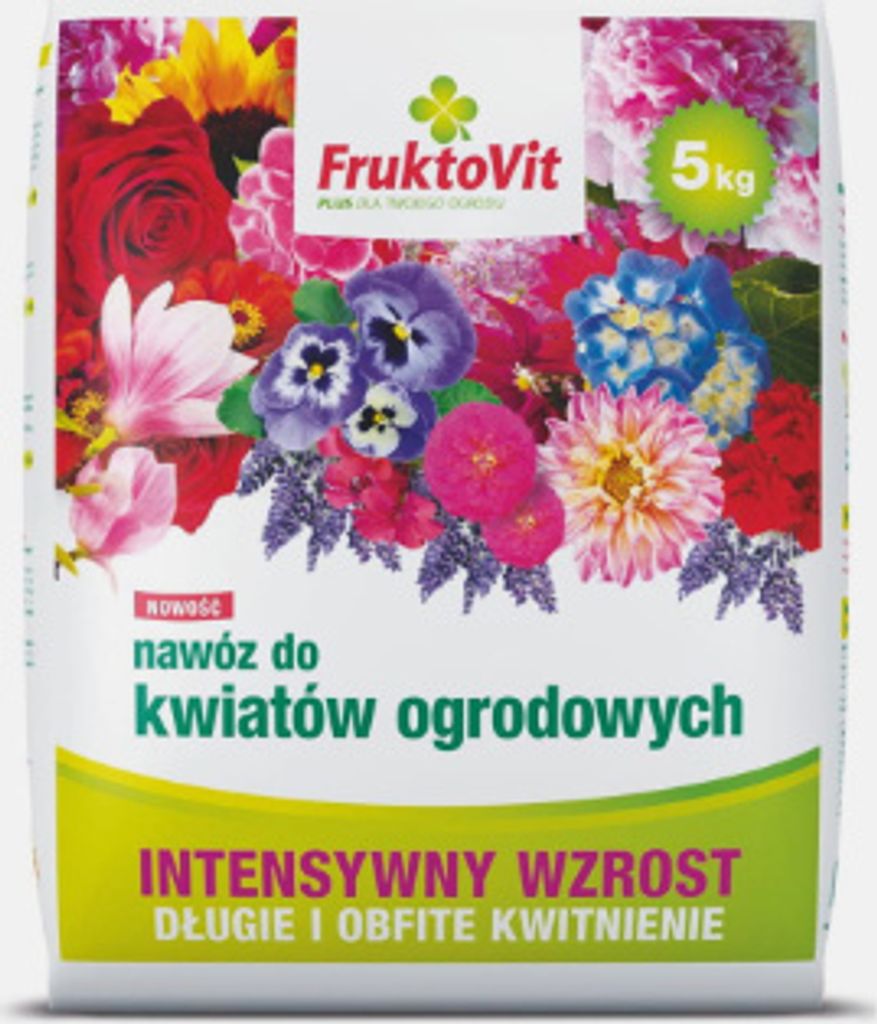 Fruktovit nawóz do kwiatów ogrodowych worek 5kg Zdjęcie produktu 
