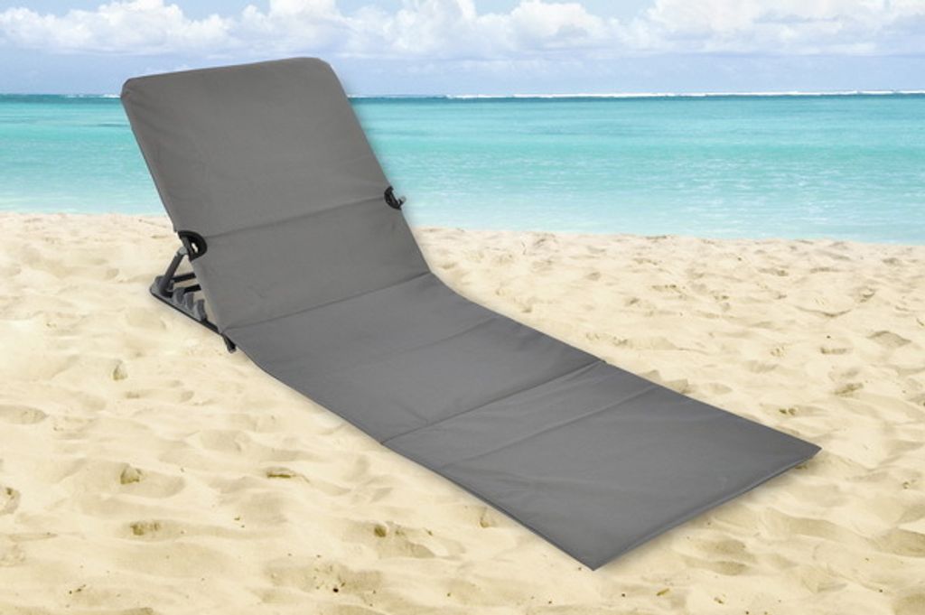 Składana mata plażowa HI PVC szara Zdjęcie produktu 7