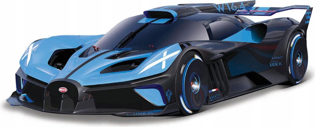 Bburago 11047B Bugatti Bolide 2020 blau 1:18 Produktbild 