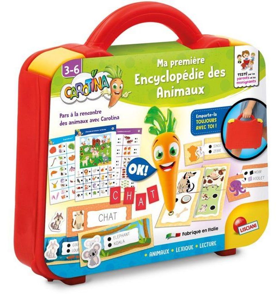 CAROTINA Tier-Enzyklopädie-Koffer – Sprechender Stift – Produktbild 