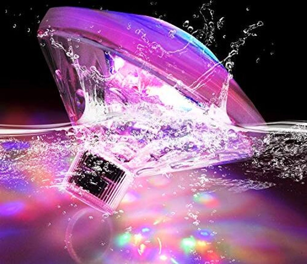 ESOES Badewanne LED LED WASHEROFTE RGB RGB Floating Whirlpool Lichter Kinderbad Spielzeug Kinder Zeit, Teiche, Pools, Party