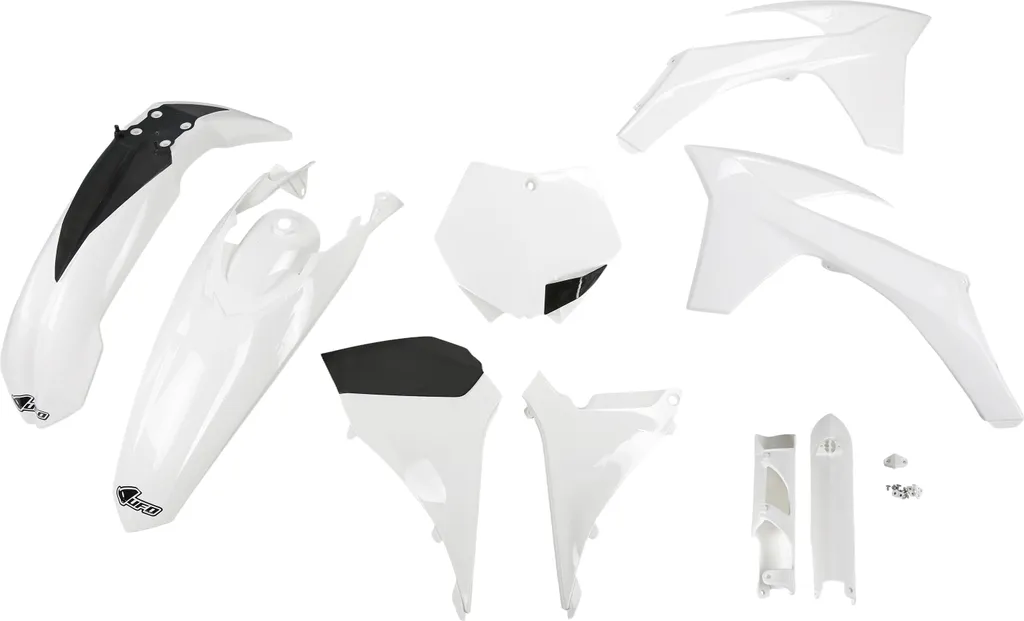 Plastiques KTM SX SX-F 2011-2012 blanc pour rénovation carrosserie