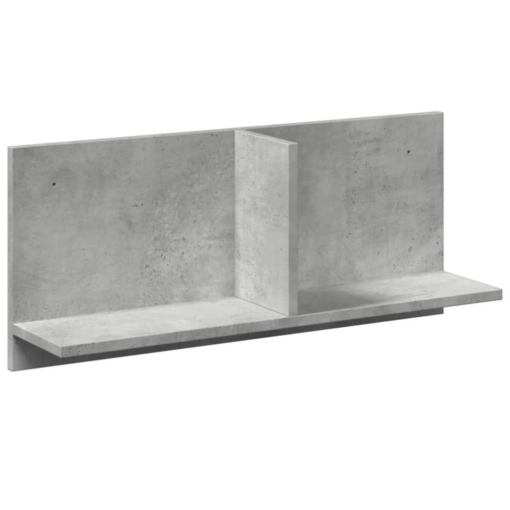 vidaXL Nástěnná skříň 70x16,5x30 cm betonová šedá materiál Obrázek produktu 