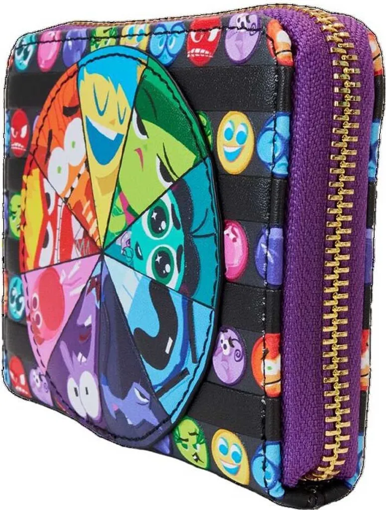 Portefeuille Inside Out 2 Core Memories Loungefly avec Détails Glow