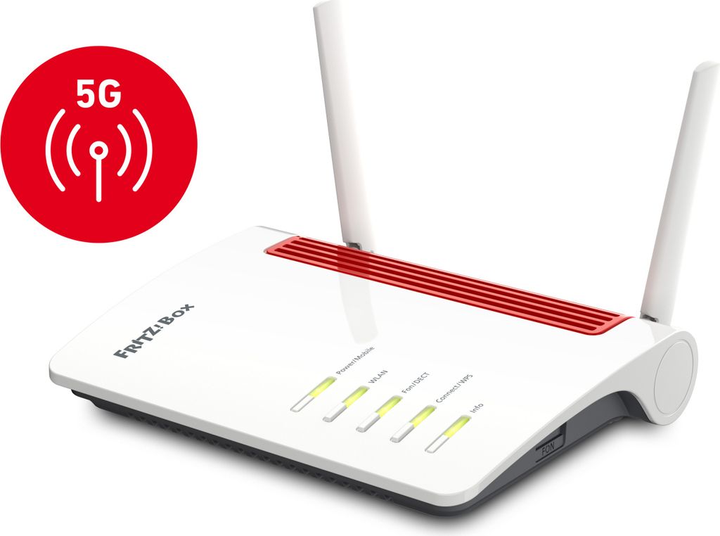 AVM FRITZ!Box 6850 5G Edition International WLAN Router Produktbild 