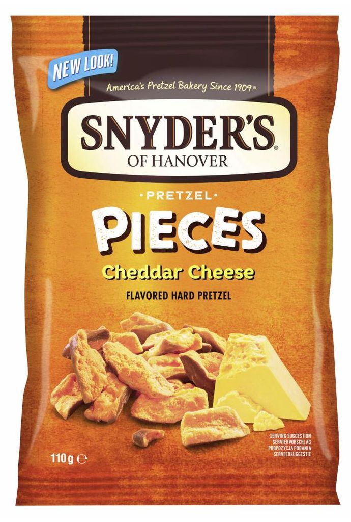 Snyder’s Pieces – křupavé preclíkové kousky s příchutí sýra Obrázek produktu 