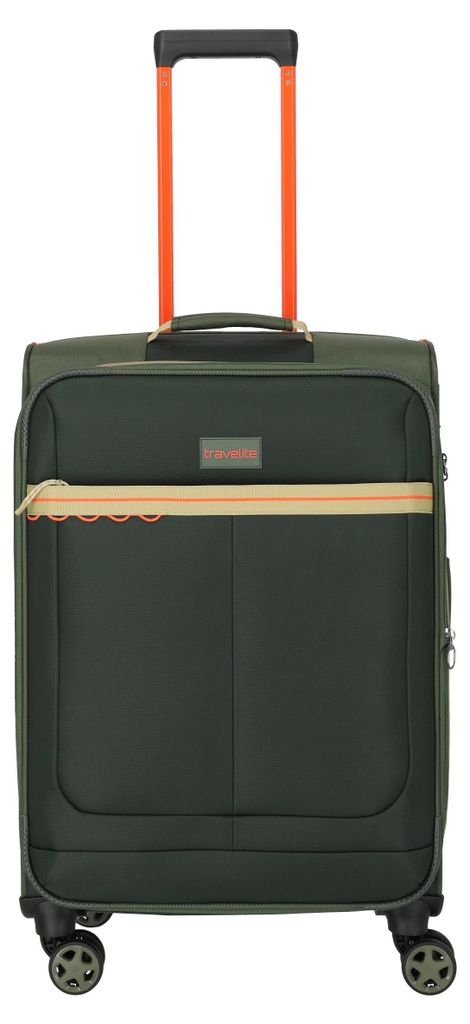 travelite Color Craze 4W Trolley Oliv dunkelgrün 66cm Produktbild 